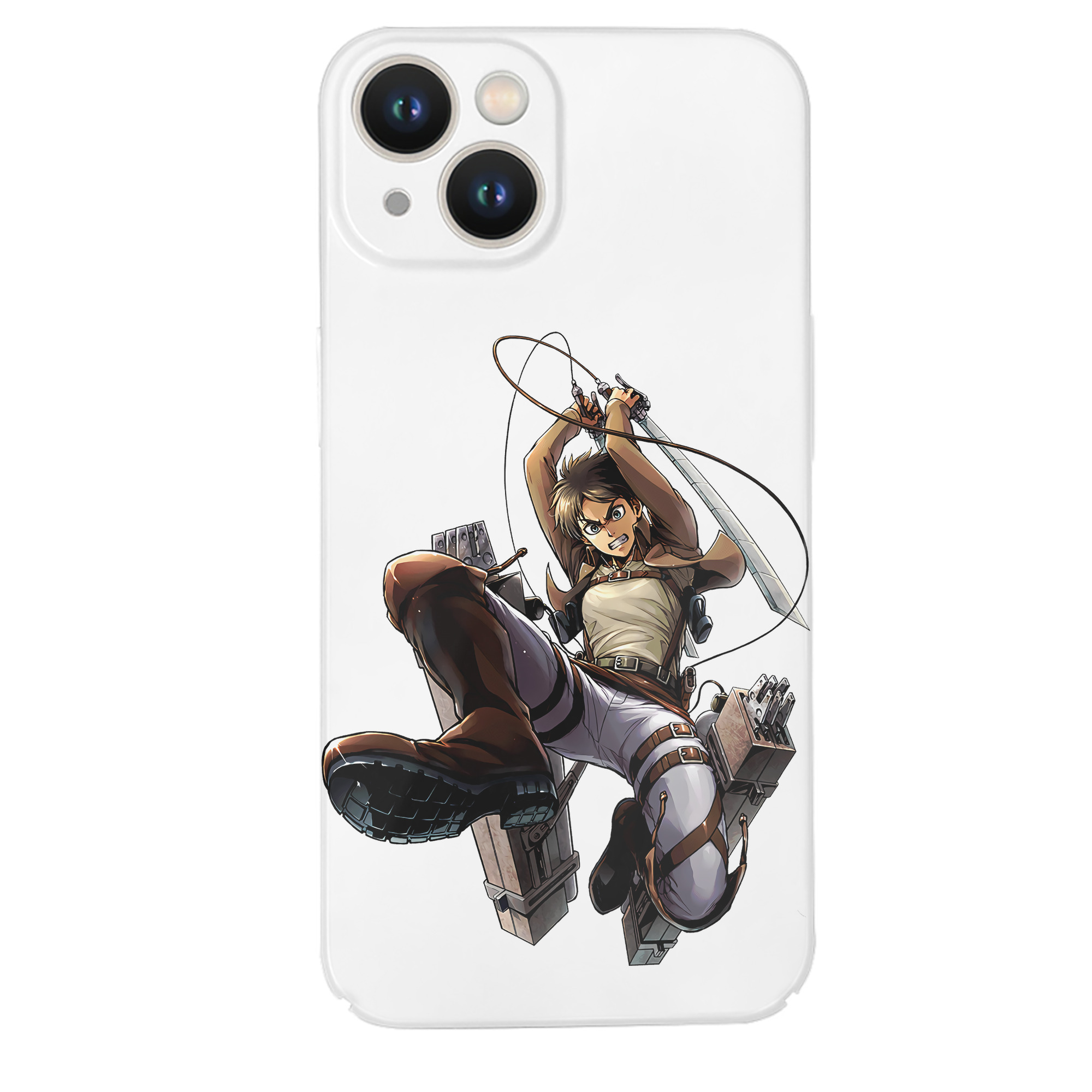 （画像用） 進撃の巨人 エレン･イェーガー Attack on Titan Eren Jäger 【iPhone 14シリーズ対応】ハードケース